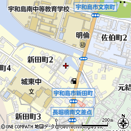 株式会社明屋書店　宇和島本店周辺の地図