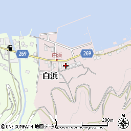 愛媛県宇和島市白浜248周辺の地図