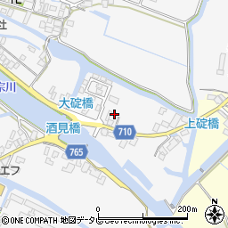 福岡県大川市酒見938-9周辺の地図