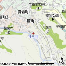 愛媛県宇和島市大超寺奥22周辺の地図