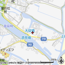 福岡県大川市酒見953-3周辺の地図
