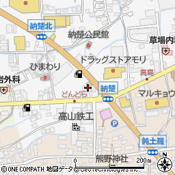 モスバーガー 福岡八女店周辺の地図