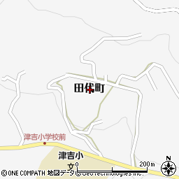 長崎県平戸市田代町周辺の地図