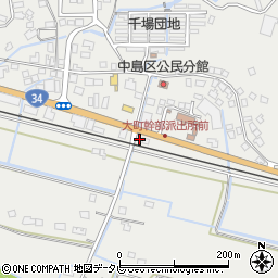 佐賀県杵島郡大町町福母1197周辺の地図