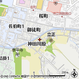 愛媛県宇和島市神田川原89周辺の地図