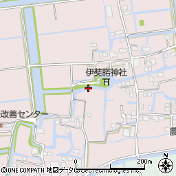 福岡県三潴郡大木町上八院周辺の地図