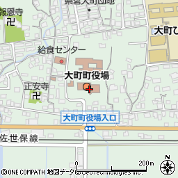佐賀県杵島郡大町町周辺の地図