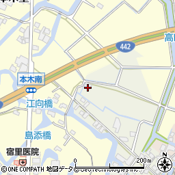 福岡県大川市大橋574周辺の地図