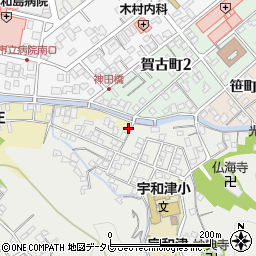 愛媛県宇和島市神田川原1周辺の地図