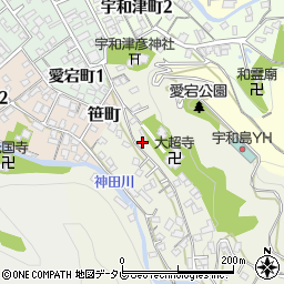 愛媛県宇和島市大超寺奥7周辺の地図