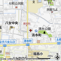 日本社会党八女総支部周辺の地図