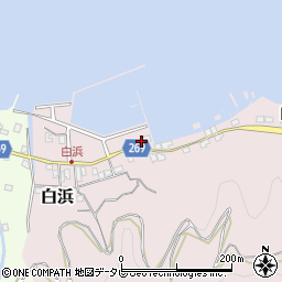 愛媛県宇和島市白浜220周辺の地図