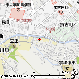 愛媛県宇和島市神田川原12周辺の地図