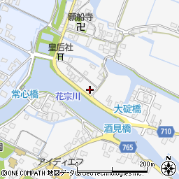 福岡県大川市酒見996周辺の地図
