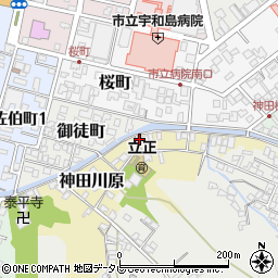 愛媛県宇和島市神田川原34周辺の地図