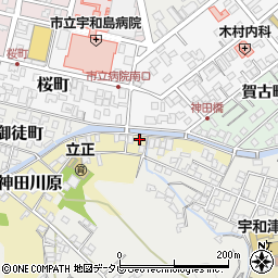 愛媛県宇和島市神田川原19周辺の地図