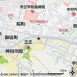 愛媛県宇和島市神田川原25周辺の地図