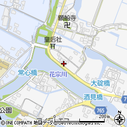 福岡県大川市酒見1008周辺の地図