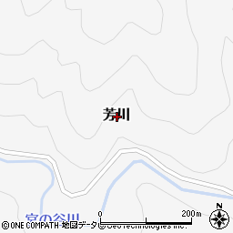 高知県高岡郡四万十町芳川周辺の地図