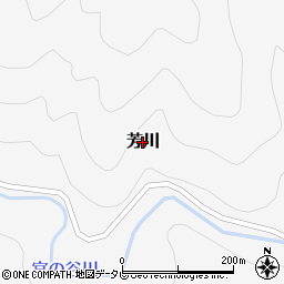 高知県四万十町（高岡郡）芳川周辺の地図