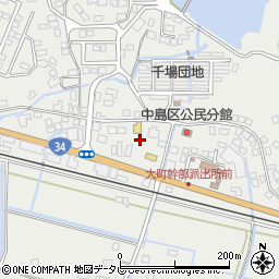 佐賀県杵島郡大町町福母1563周辺の地図