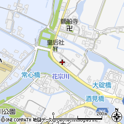 福岡県大川市酒見1019周辺の地図