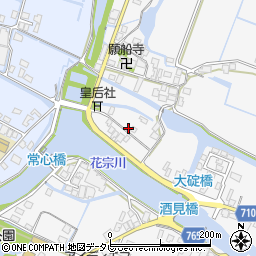 福岡県大川市酒見1009-3周辺の地図