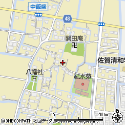 佐賀県佐賀市東与賀町大字飯盛1199周辺の地図