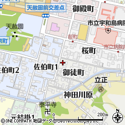 富沢館周辺の地図
