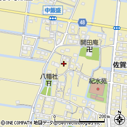 佐賀県佐賀市東与賀町大字飯盛1048周辺の地図