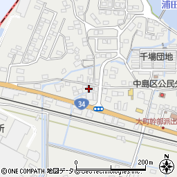 佐賀県杵島郡大町町福母1574周辺の地図