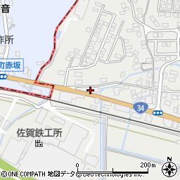 佐賀県杵島郡大町町福母1662周辺の地図