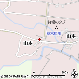佐賀県西松浦郡有田町山本周辺の地図