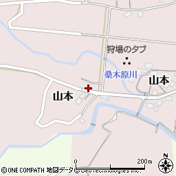 佐賀県有田町（西松浦郡）山本周辺の地図