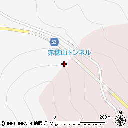 赤穂山トンネル周辺の地図