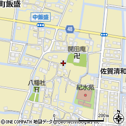 佐賀県佐賀市東与賀町大字飯盛1046周辺の地図