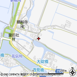 福岡県大川市酒見1086-3周辺の地図