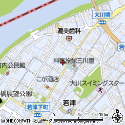 福岡県大川市向島2228周辺の地図