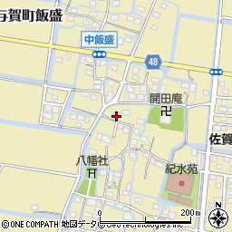 佐賀県佐賀市東与賀町大字飯盛1047周辺の地図