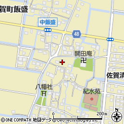佐賀県佐賀市東与賀町大字飯盛1044周辺の地図