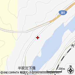 高知県四万十市西土佐半家1331周辺の地図