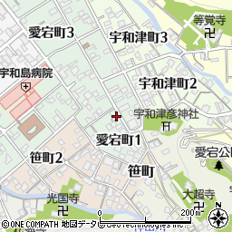 〒798-0042 愛媛県宇和島市愛宕町の地図