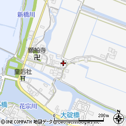 福岡県大川市酒見1083-1周辺の地図