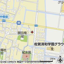 佐賀県佐賀市東与賀町大字飯盛336周辺の地図