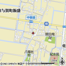 佐賀県佐賀市東与賀町大字飯盛368周辺の地図