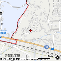 佐賀県杵島郡大町町福母1803-30周辺の地図