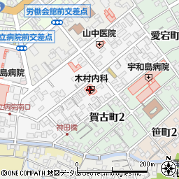 木村内科医院周辺の地図