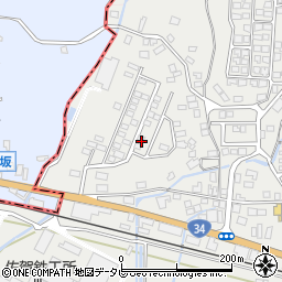 佐賀県杵島郡大町町福母1803-49周辺の地図