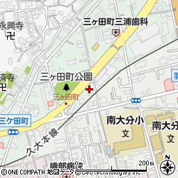 大分永興郵便局周辺の地図