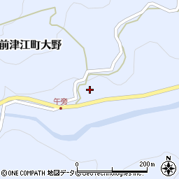 大分県日田市前津江町大野2941-1周辺の地図